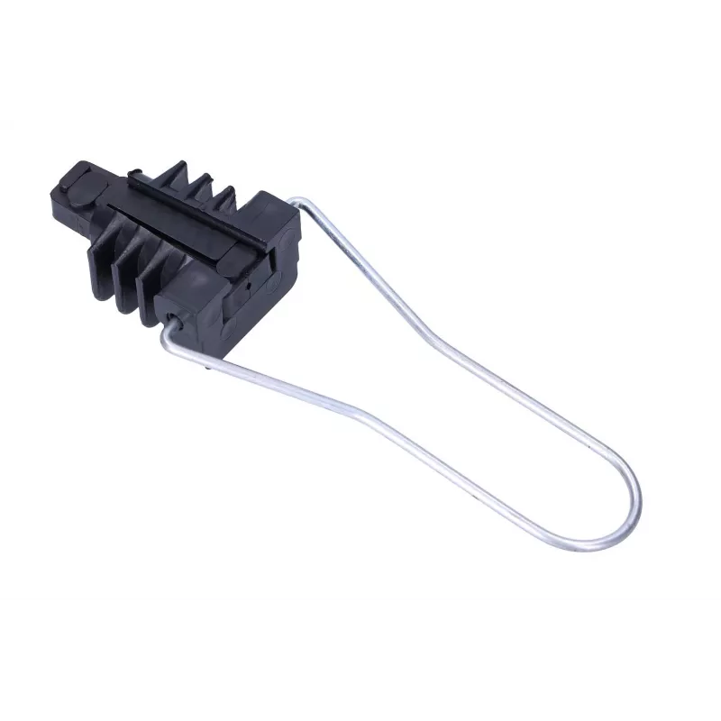 Supporto per cavi in fibra ottica Extralink 1F diametro massimo fascio 2,9 mm nero acciaio