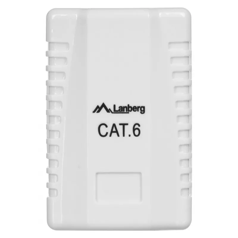 Presa di rete LANBERG RJ-45 OU6-0001-W, Cat6, bianco