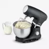 Robot da cucina Severin KM 3898 1000 W 5,5 L nero acciaio spazzolato argento