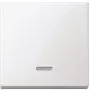 Interruttore luce Merten 431019, bianco, comando a tasto, 1 modulo