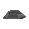 Natec Turbot 2 | Tastiera | Wireless | US | Bluetooth | nero/grigio