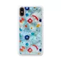 Custodia smartphone iKins per iPhone XS / iPhone X S – bianco poppin rock cover posteriore protettiva