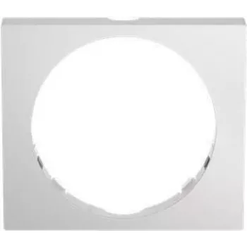 BUSCH JAEGER BJ 6851/DR-133 Busch-Waechter - placca design squadrata alluminio argento (2CKA006800A3095)