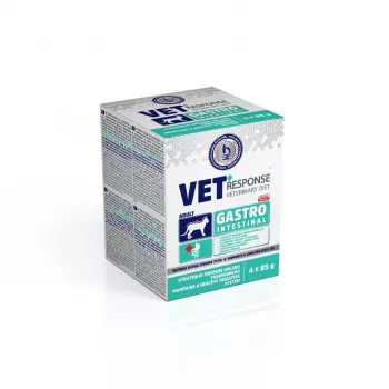 VET RESPONSE Gastrointestinal - umido per gatti - 4x85 g