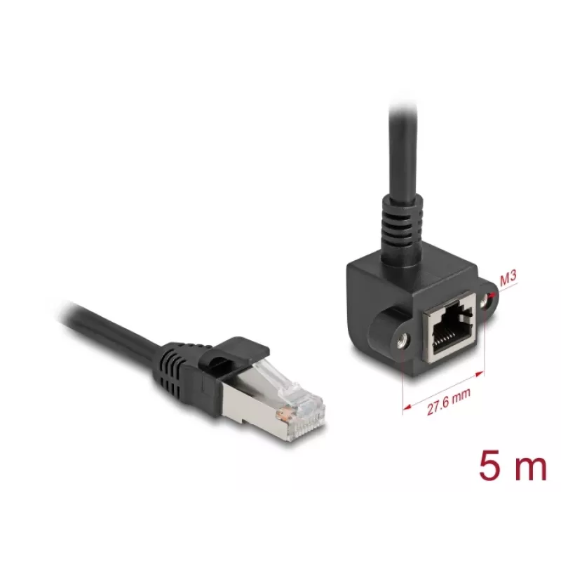 Cavo di rete DeLOCK 81159 RJ-45 Cat6 5 m nero