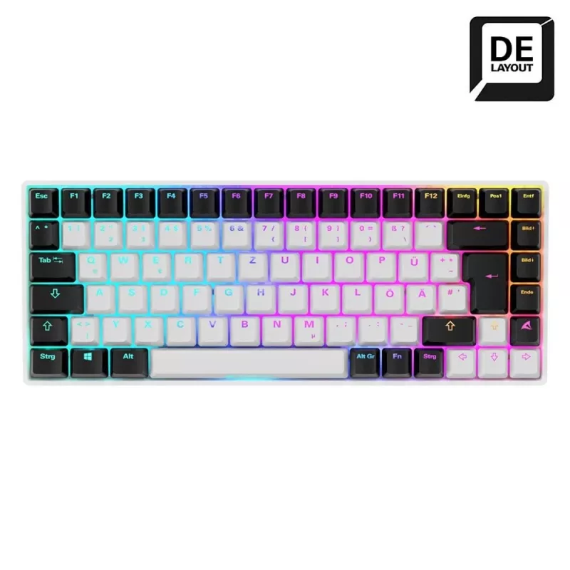 Tastiera Sharkoon SKILLER SGK50 S3 75% bianco