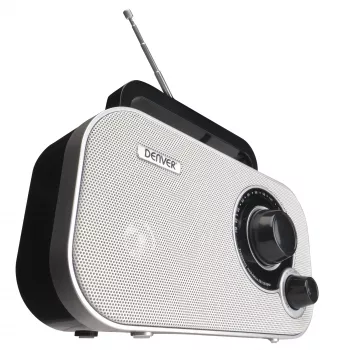DENVER TR-51WHITE radio personale nero bianco