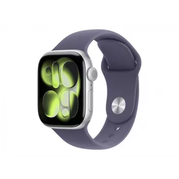 Apple Watch Series 11 GPS + Cellular 42 mm Case in alluminio Space Grey con cinturino Sport nero – S/M | Apple