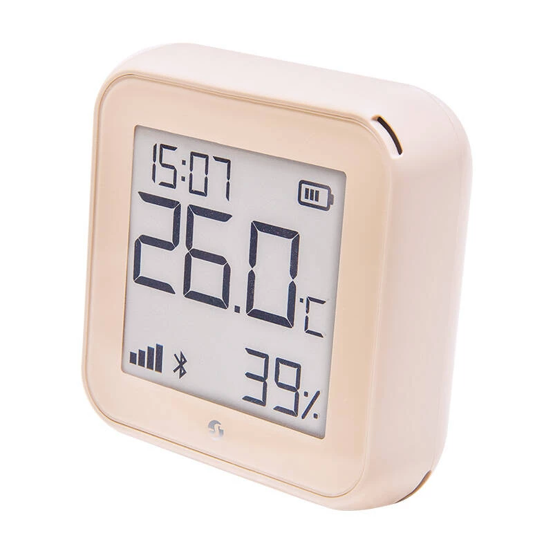 Sensore di temperatura e umidità Shelly H&T Gen3 WiFi – sensore ambientale wireless compatto (moka)