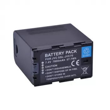 Batteria ricaricabile JVC SSL-JVC70, 7800 mAh