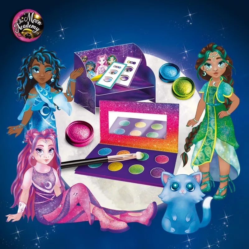 Lisciani Moon Academy Moon Eyeshadows set di trucco per gioco di ruolo