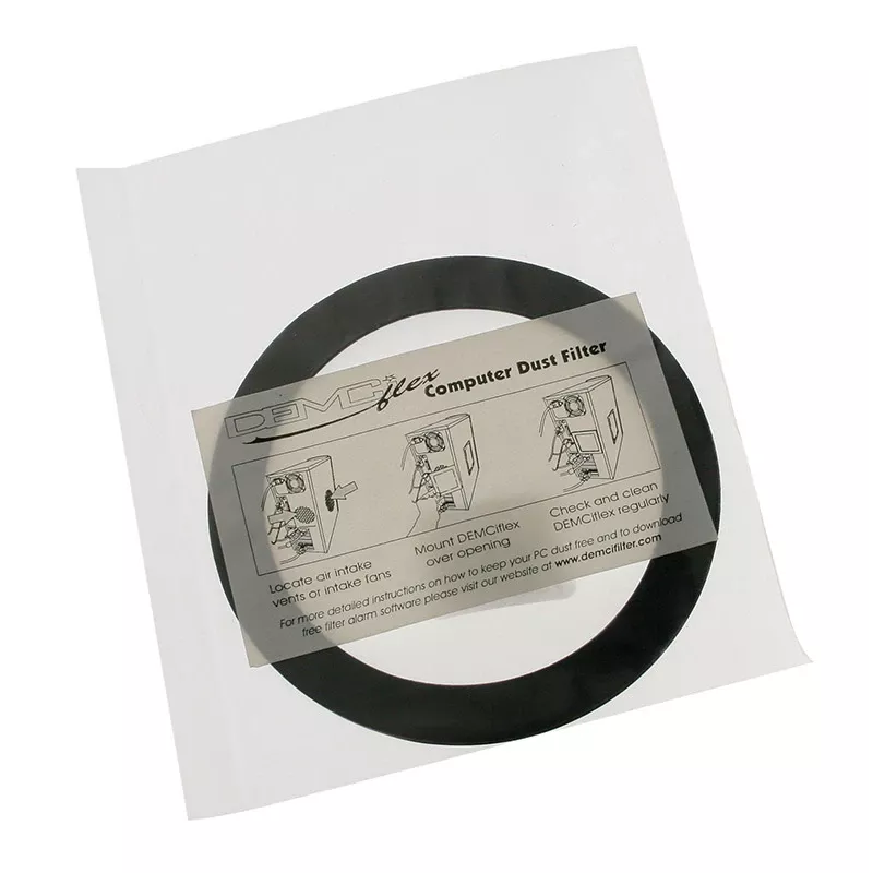 Filtro antipolvere DEMCiflex 92 mm rotondo DF0489 – filtro per ventola rotondo 92 mm