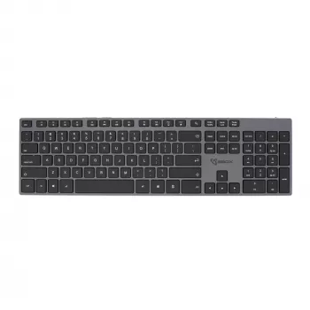 Tastiera wireless SBOX WK-131 US, design compatto in metallo, layout US