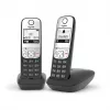 Gigaset A690 Duo telefono analogico identificazione chiamante nero, argento