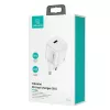 Caricabatterie da parete USAMS T36 Mini USB-C, 20 W, PD 3.0, con cavo USB-C a Lightning 1 m