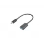 Adattatore LANBERG AD-UC-UA-04 USB Type-C maschio - USB Type-A femmina 15cm nero