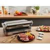 Griglia elettrica Tefal OptiGrill+ XL acciaio inox — grande capacità, programmi di cottura automatici