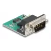 Convertitore seriale DeLOCK 90781 repeater isolatore USB 2.0 RS-232 nero verde