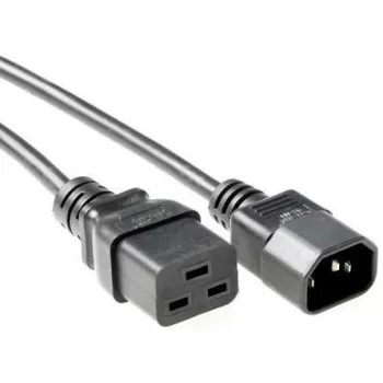 Microconnect PE0191420 cavo di alimentazione nero 2 m connettore femmina C19 connettore femmina C14