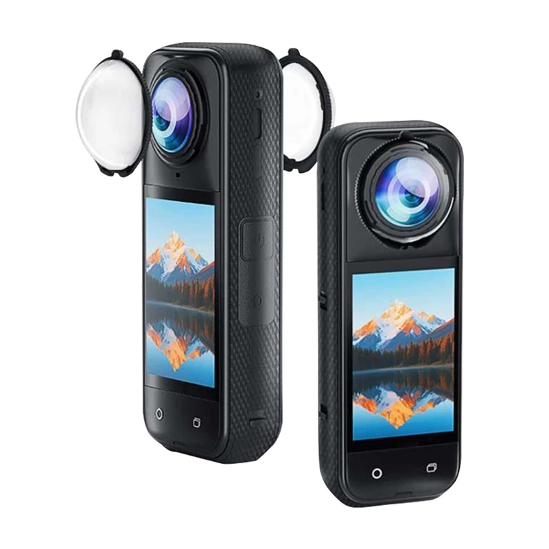 Protezione obiettivo Puluz PU749T per fotocamera Insta360 X5 — accessorio paraluce