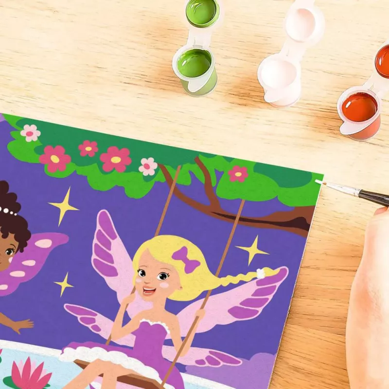 Set di pittura Ravensburger CreArt – Feenfreunde (set di pittura per bambini)