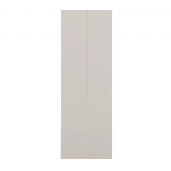 Armadietto bagno Nel DD 1K cesto colore cashmere ante lunghe