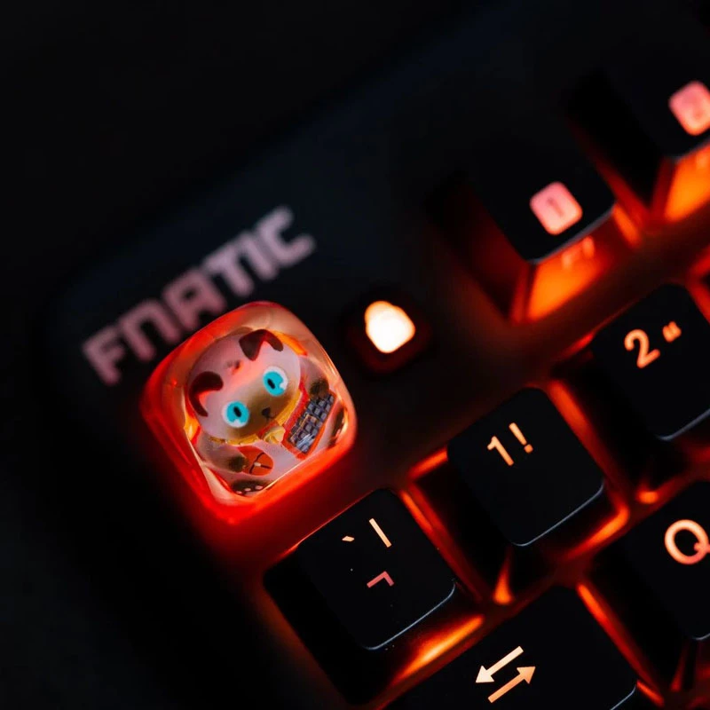 Fnatic Artisan Keycap Loeya keycap per tastiera, arancione