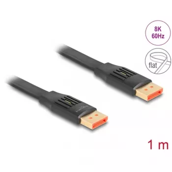 Cavo flat DisplayPort DeLOCK 8K 60 Hz 1 m