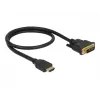 Adattatore cavo video DeLOCK 85651 0,5 m HDMI tipo A DVI nero