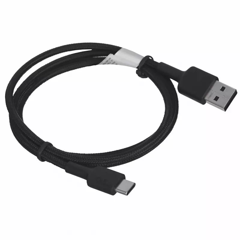 AUKEY CB-CD30 cavo da USB-A a USB-C 0,9 m, rivestimento in nylon intrecciato, 60W PD, 3A, nero