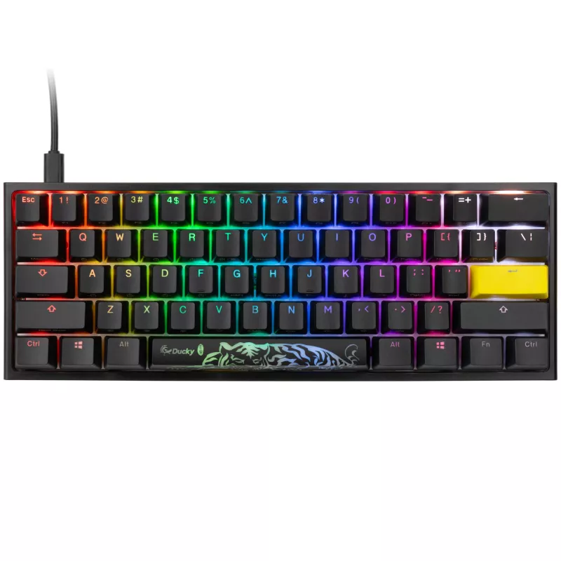 Tastiera da gaming meccanica Ducky One 2 Pro Mini LED RGB Cherry Brown layout 60%