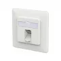 METZ CONNECT presa di connessione E-DAT C6A LSA++ 1 porta UP bianco traffico