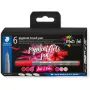 Brush pen Staedtler Pigment Arts tonalità rosse e rosa 6 pezzi