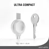 Caricabatterie 4smarts QI2 smartwatch argento USB ricarica rapida wireless