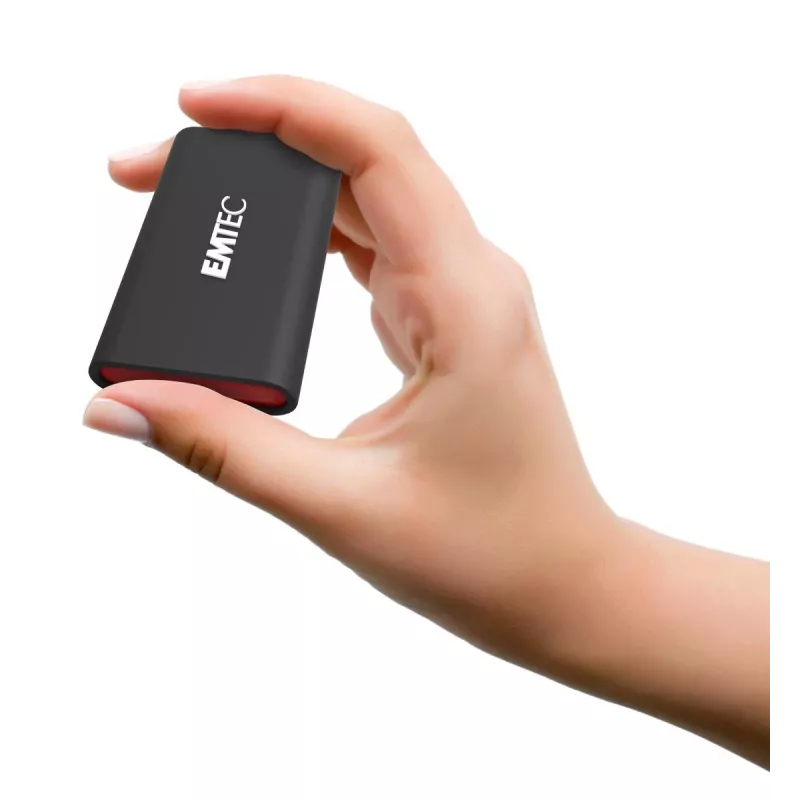 Emtec X210 ELITE 2 TB USB Type-C 3.2 Gen 2 (3.1 Gen 2) nero, rosso