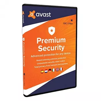 Avast Premium Security chiave di licenza – 1 dispositivo, 1 anno, Windows (Global)