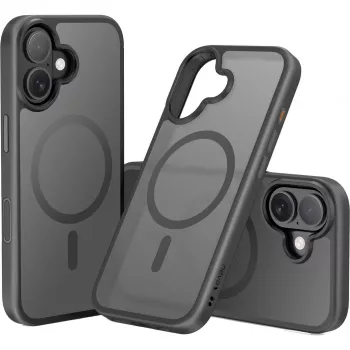 nevox StyleShell Invisio - iPhone 17 6.3 compatibile con MagSafe nero (2542)