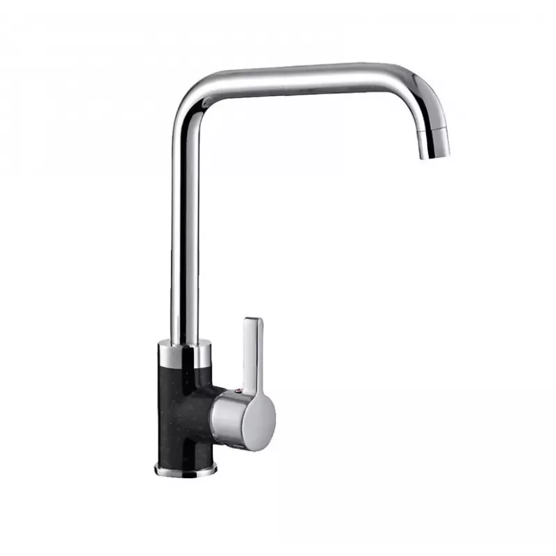 PYRAMIS SILVIO DUO granito nero miscelatore