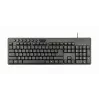 Tastiera full-size cablata Gembird KBS-UM-04 USB QWERTY US-inglese con mouse, nero, cavo 1,5 m