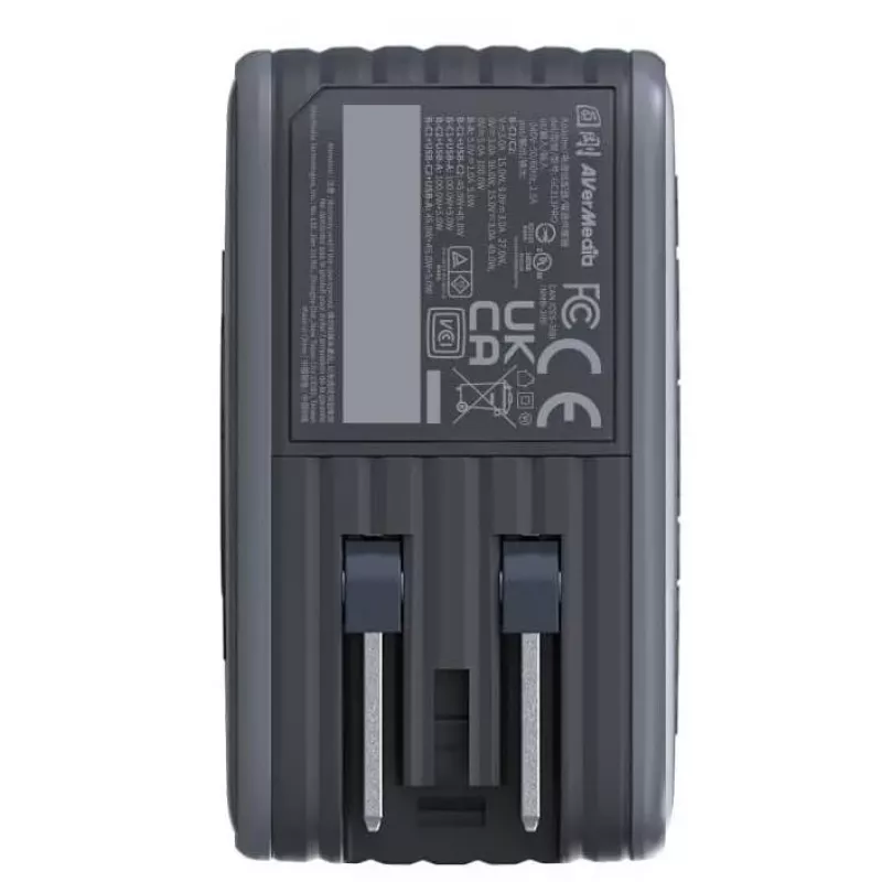 AVerMedia GC313Pro universale nero ricarica rapida AC per interni