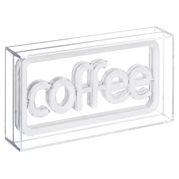 Insegna luminosa LED neon ActiveJet AJE-NEON COFFEE, multicolore, USB 5V, montaggio a parete, telaio in plastica AS