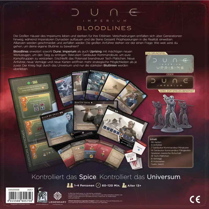 Dune: Imperium - Bloodlines, espansione gioco da tavolo