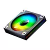 Ventola per case PC 120 mm Darkflash DM20 nero, connettore 3 pin, flusso d'aria standard