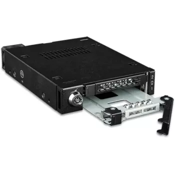 Adattatore per vano unità icy dock MB092VK-B per 2 SSD U.2 / U.3 NVMe da 6,3 cm su vano da 3,5 pollici (nero)