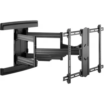 Goobay Pro supporto da parete per TV Pro FULLMOTION (L) wide Range, nero – per televisori da 94,00 cm (37 inch) a 177,80 cm (70 inch) (94–178 cm), Full-Motion (orientabile e inclinabile) fino a 70 kg (499