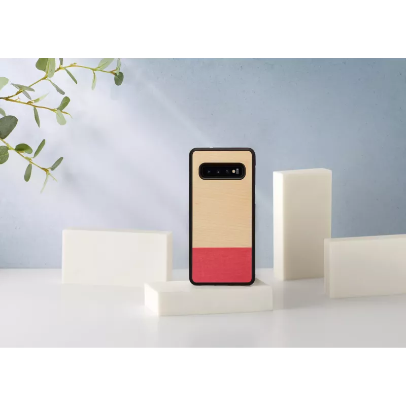 Custodia per smartphone man and wood per Galaxy S10 — miss match nero