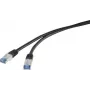Cavo di rete Renkforce RF-4673690 nero 5 m Cat6a S/FTP (S-STP)