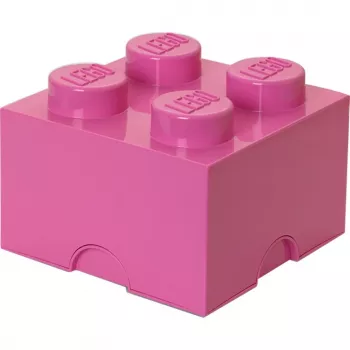 Mattoncino contenitore 4 LEGO 40031739 rosa – mattoncino contenitore in plastica impilabile per piccoli pezzi