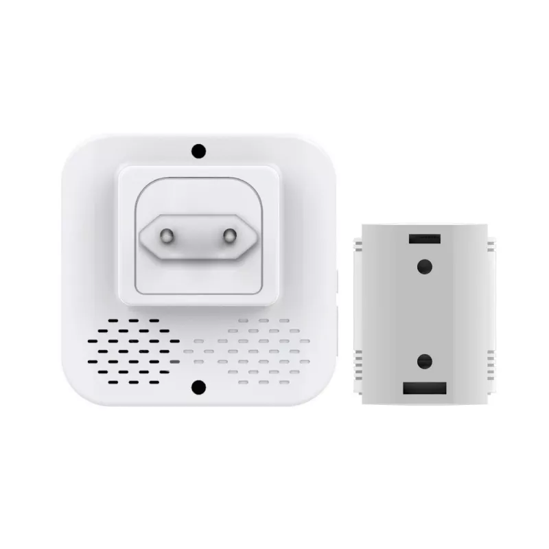 Sirena d'ingresso wireless GreenBlue GB212, rilevatore di movimento, 52 melodie, 230 V, max 8 sensori