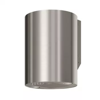 Cappa aspirante MAAN Elba Mini WPB 431 Satin, corpo in acciaio inox, altezza 400 mm, Ø310 mm, 120–300 m³/h, controllo elettronico